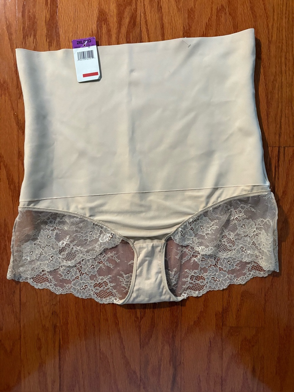 Maidenform High-Waist Lace Trim Shapewear Briefs